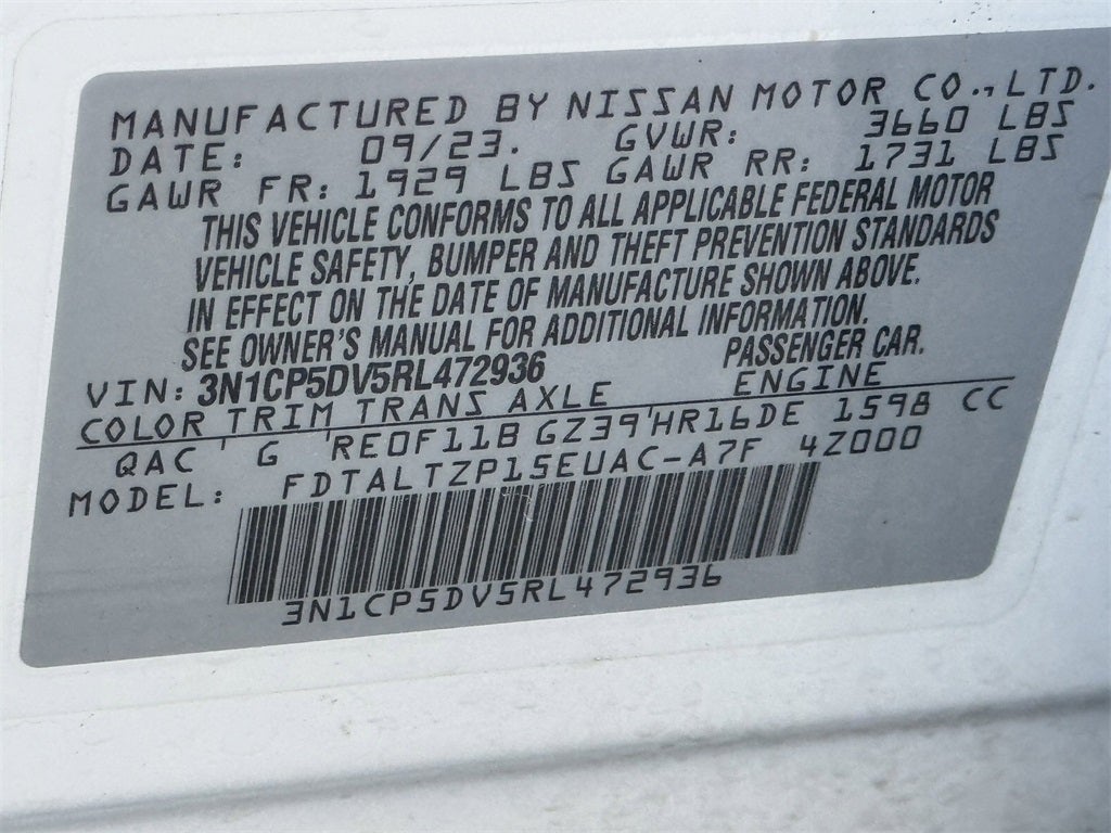 2024 Nissan Kicks SR