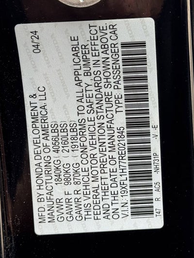 2024 Honda Civic Hatchback EX-L