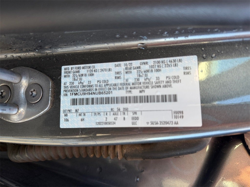 2022 Ford Escape SEL