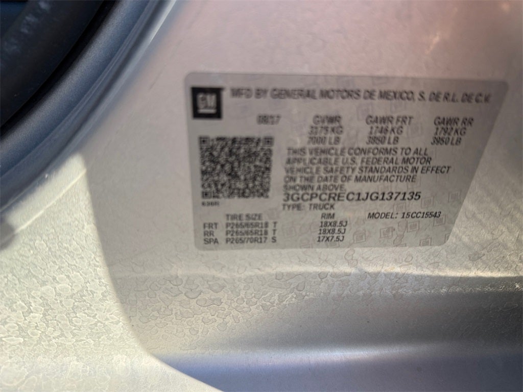 2018 Chevrolet Silverado 1500 LT LT1