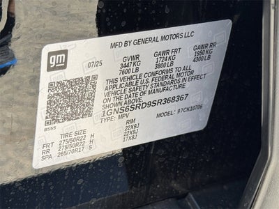 2025 Chevrolet Tahoe Premier