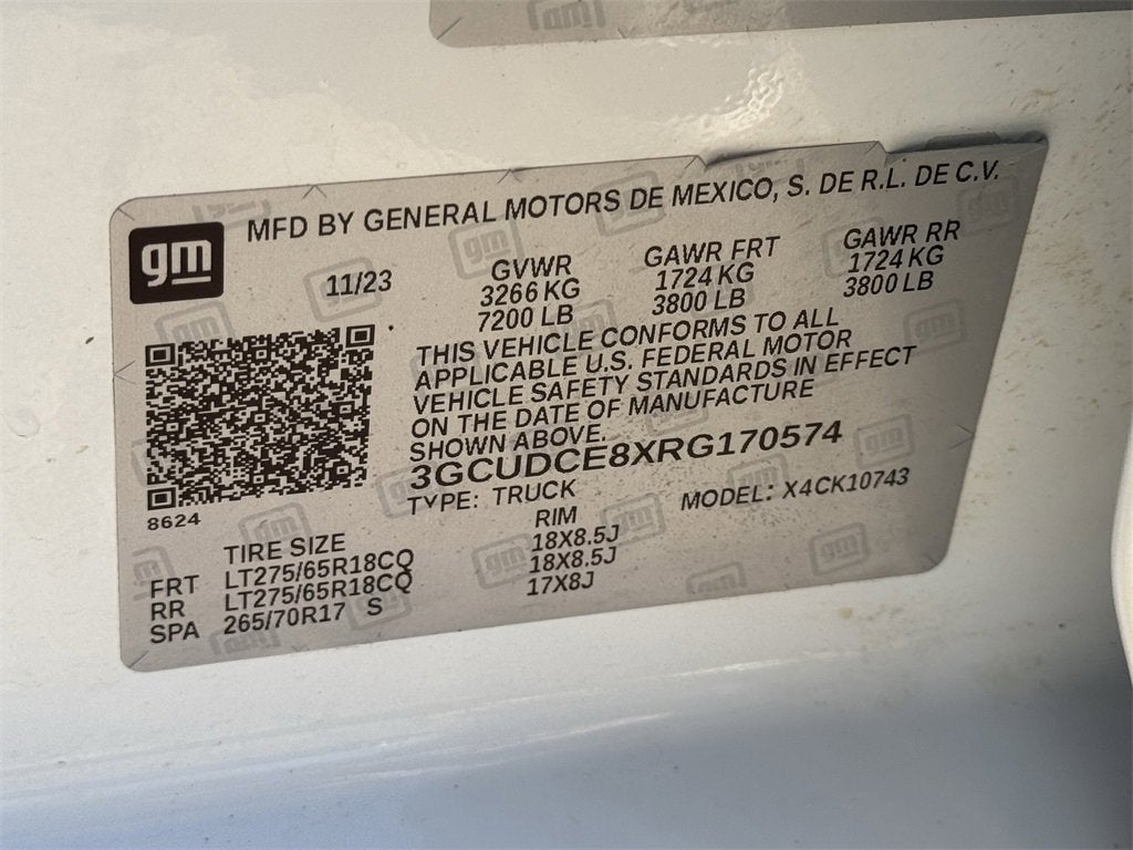 2024 Chevrolet Silverado 1500 Custom Trail Boss